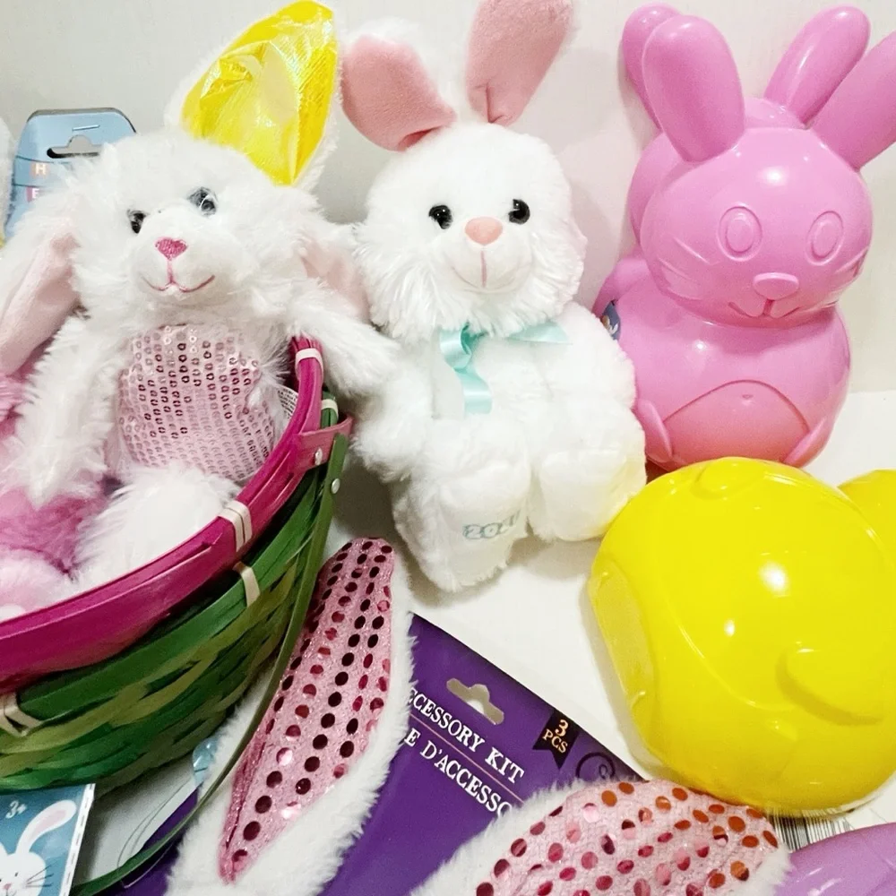 New lot of 21 Easter decoration Bunny and Egg • Baskets and more ...